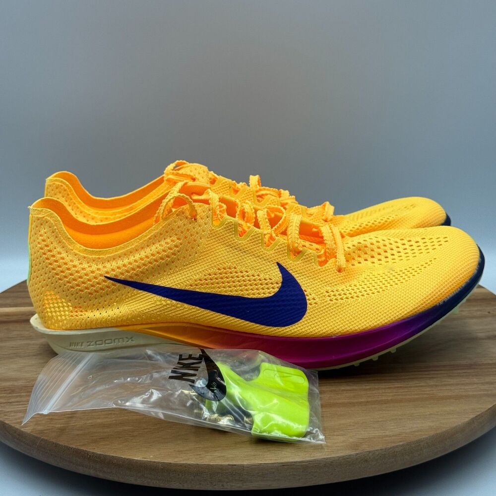 NIKE ZoomX Dragonfly 2 Track Spikes Mens 7.5 Citron Pulse Distance FD8413-800